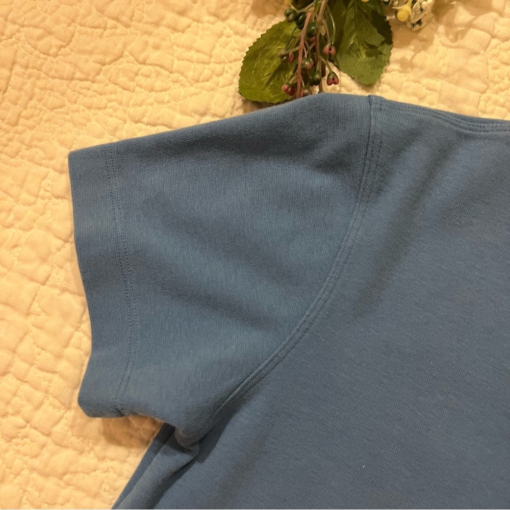 Patagonia Organic Cotton Thick Short Sleeve Tee - Blue - Picture 13 of 13